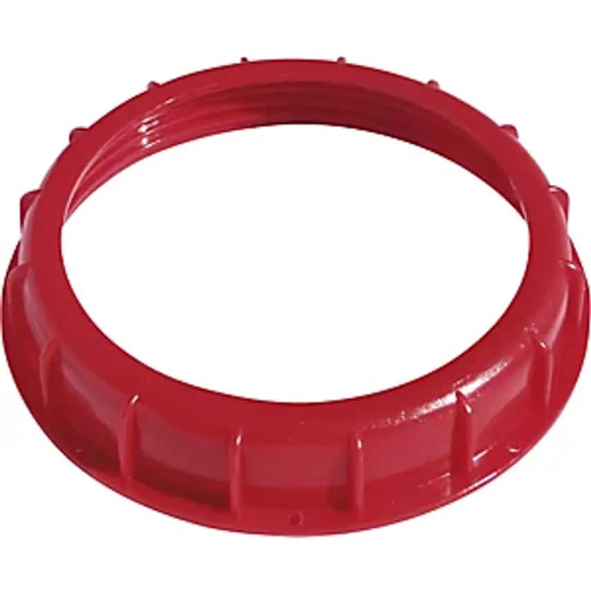 653713 Ring Nut, Red, 120mm
