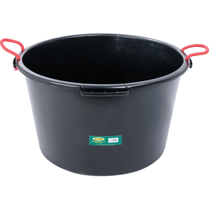 65L Multi-Purpose Tub Black