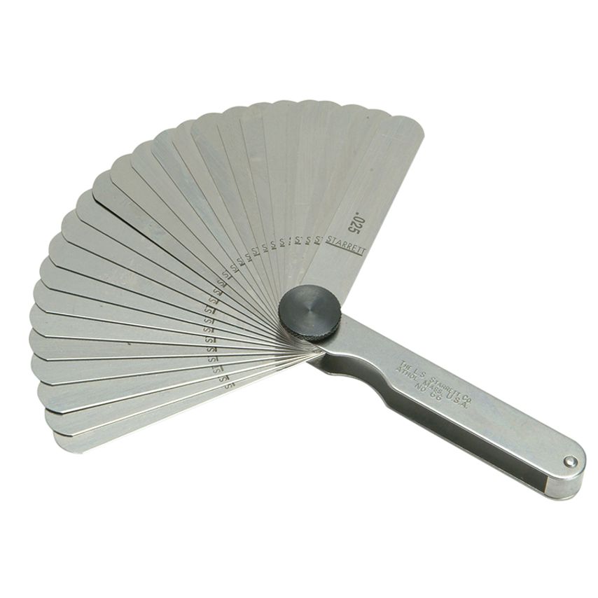 66 Feeler Gauge 26 Piece Set 0.0015-0.025in STR66
