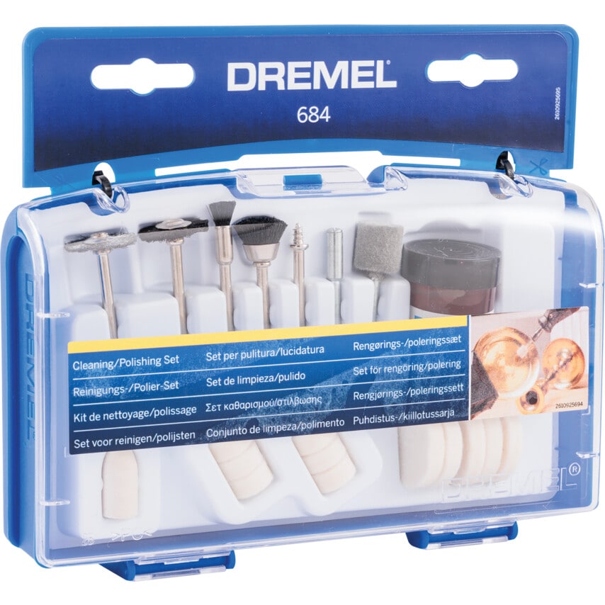 684 20 Piece Multi Power Tool Accessories Cleaning and Polishing Kit