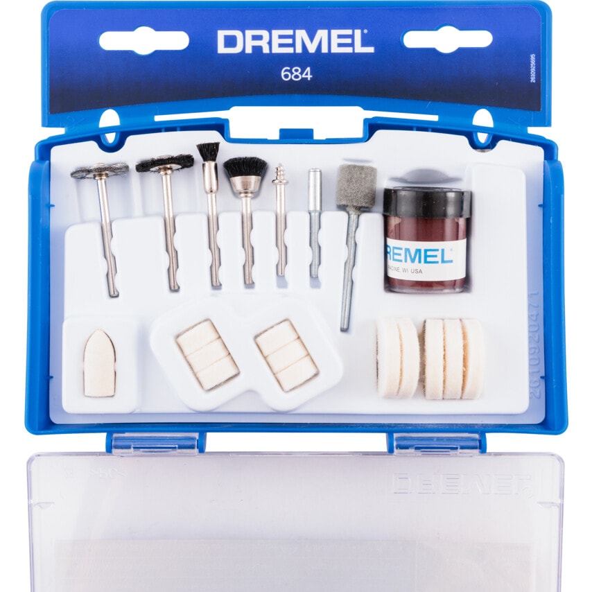 684 20 Piece Multi Power Tool Accessories Cleaning and Polishing Kit