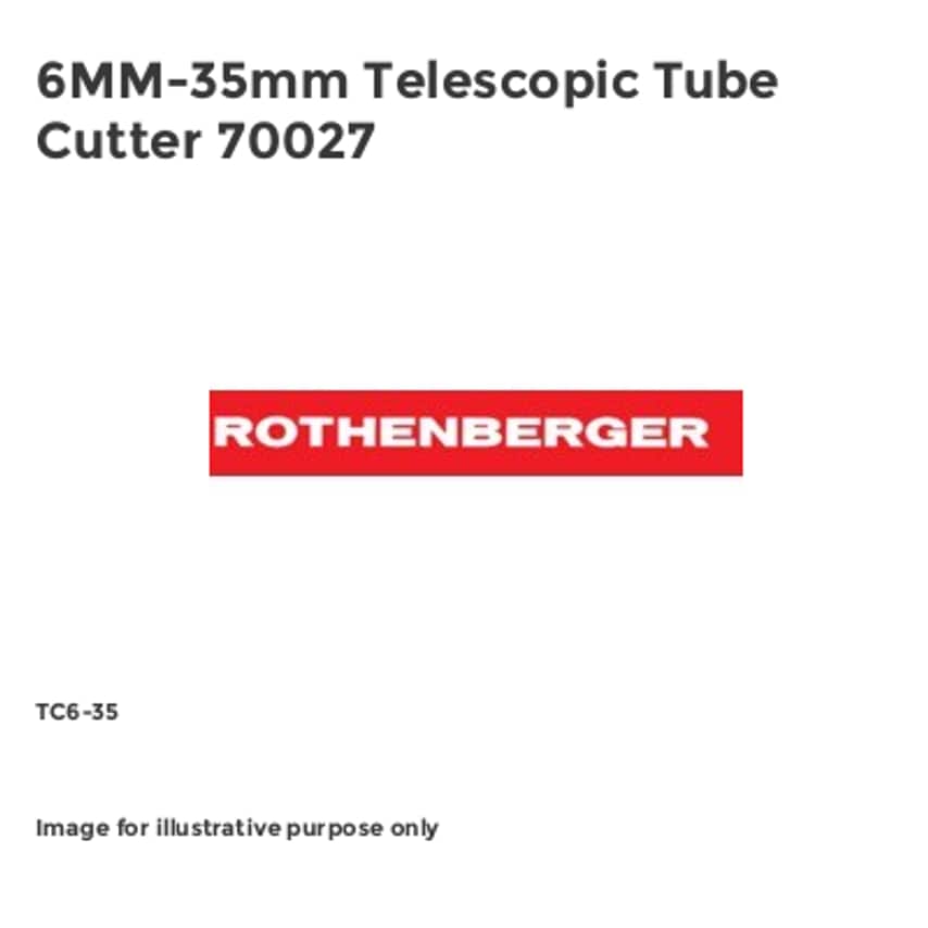 6MM-35mm Telescopic Tube Cutter 70027