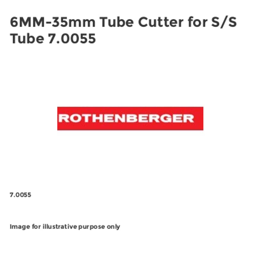 6MM-35mm Tube Cutter for S/S Tube 7.0055