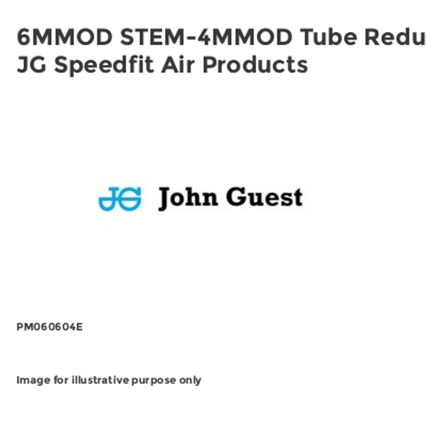 6MMOD STEM-4MMOD Tube Reducer JG Speedfit Air Products PM060604E