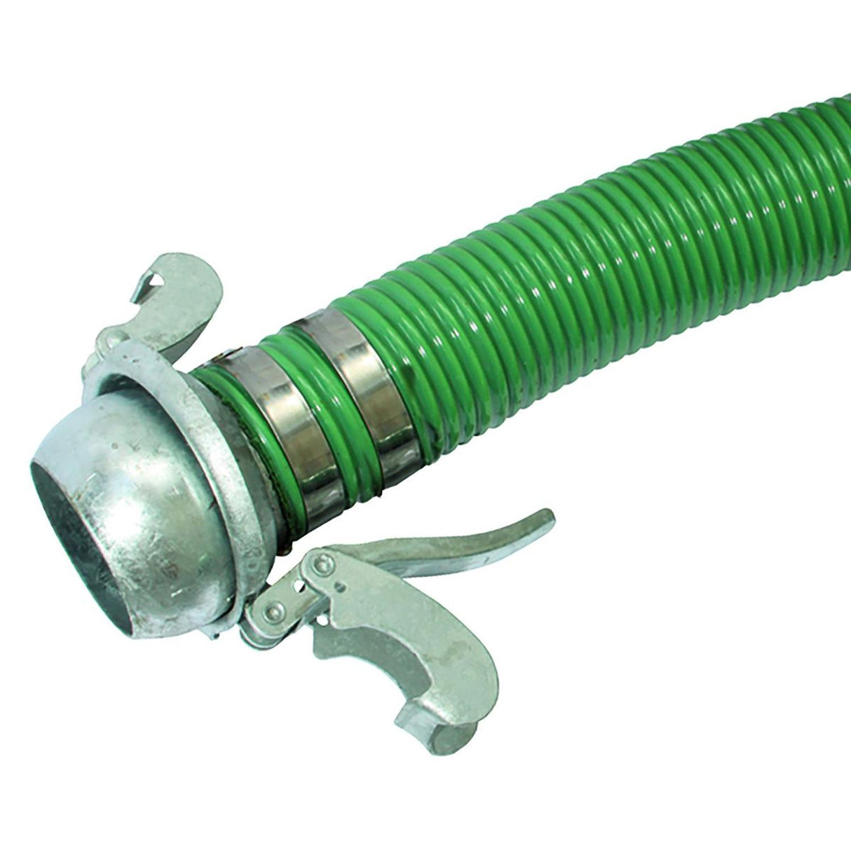 6MTR 8in Green Medium Duty Suction C/w 8in Bauer M/f - GMDSLLC8-6M