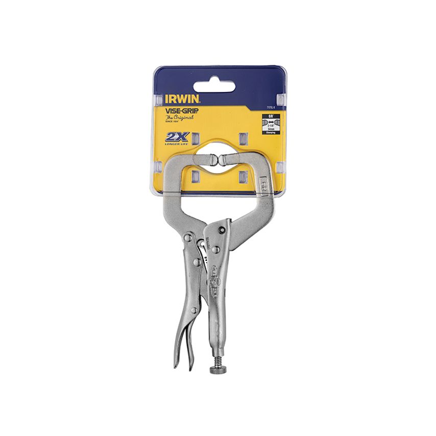 6R Locking C-Clamp Regular Tip 150mm (6in) VIS6R