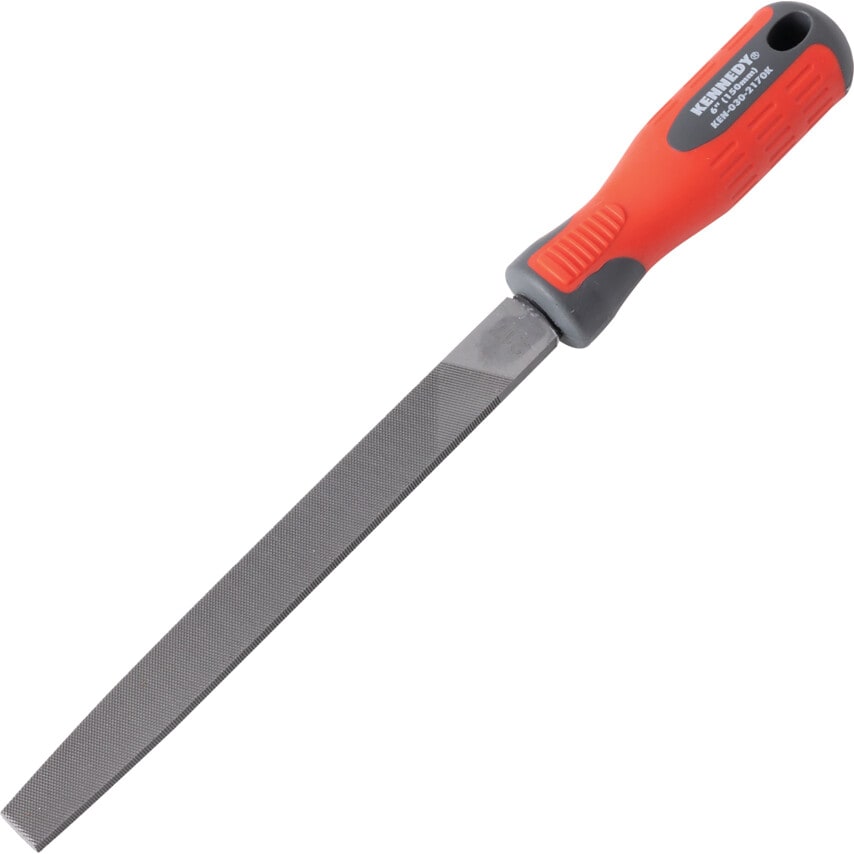 6" (150MM) Flat Second Engineers File + Handle
