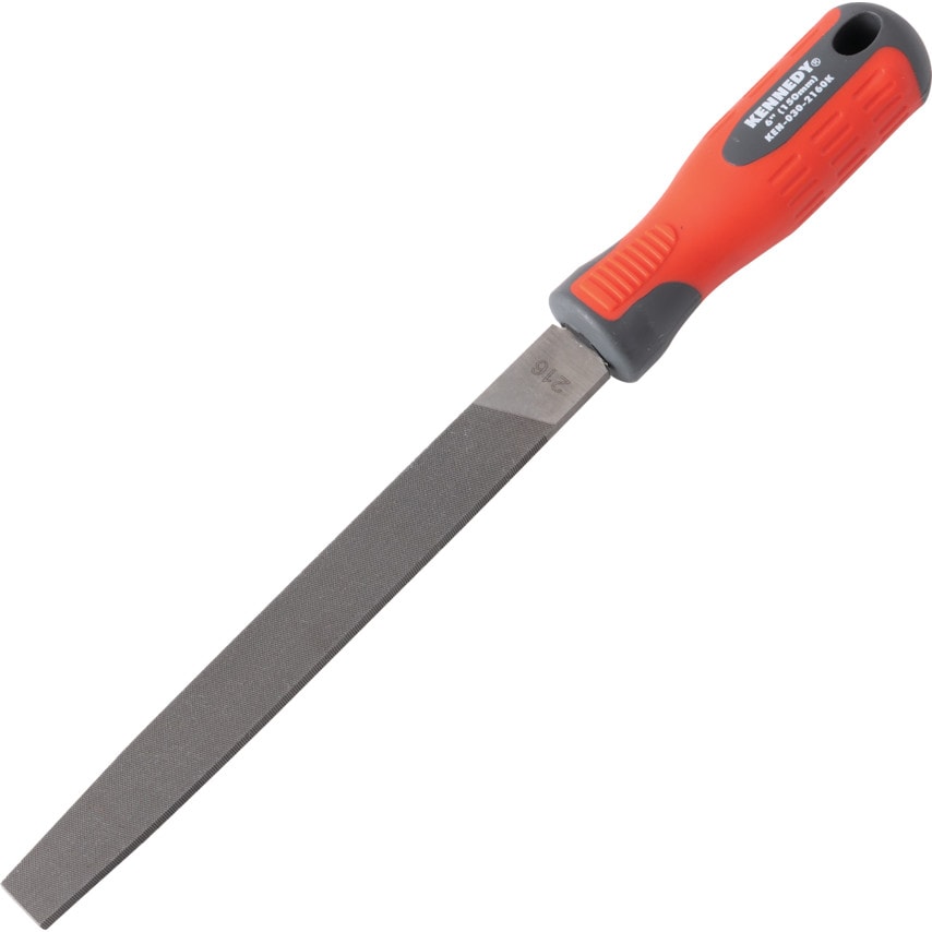 6" (150MM) Flat Smooth Engineers File + Handle