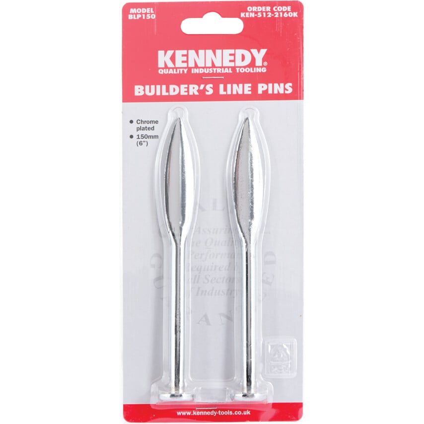 6" Builders Line Pins (Pair)