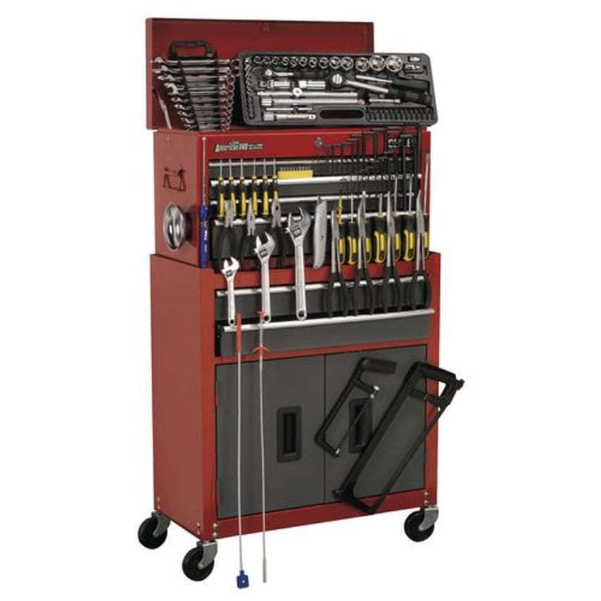 6 Drawer Mobile Tool Chest with 170 Piece Tool Kit