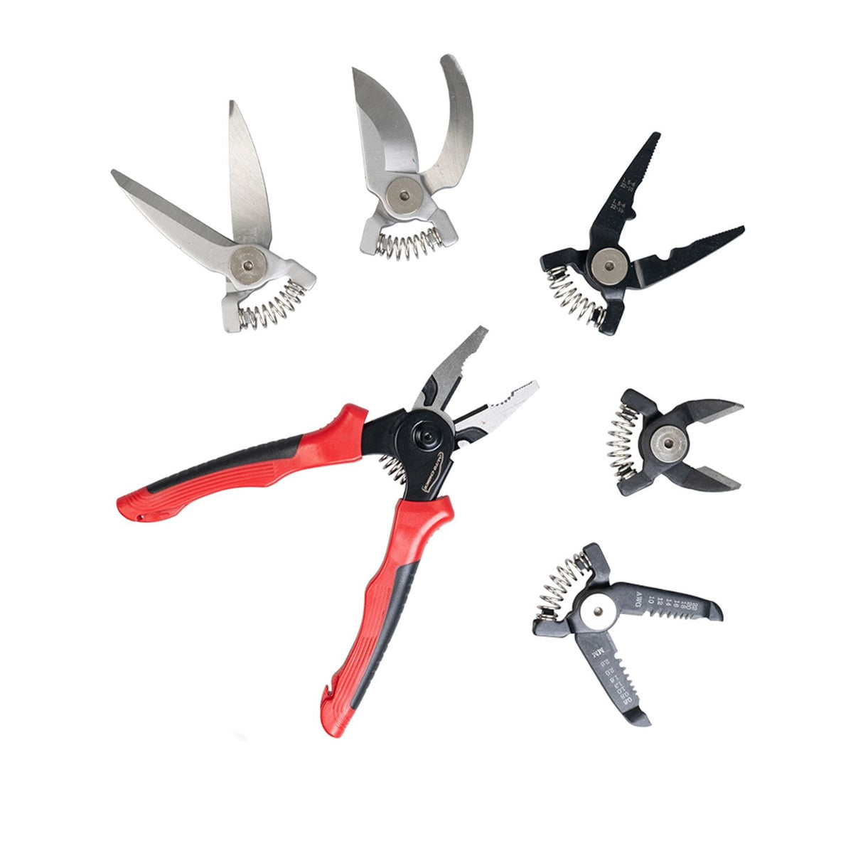 6 In 1 Plier Kit - Interchangeable Heads