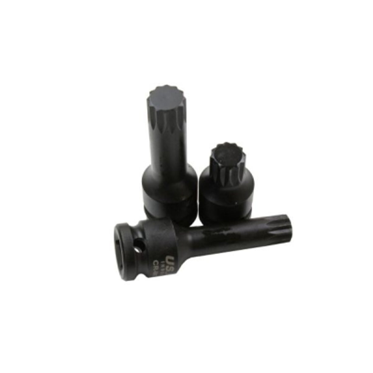 6 Piece 1/2in Drive Impact Spline Bit Sockets Shallow and Deep