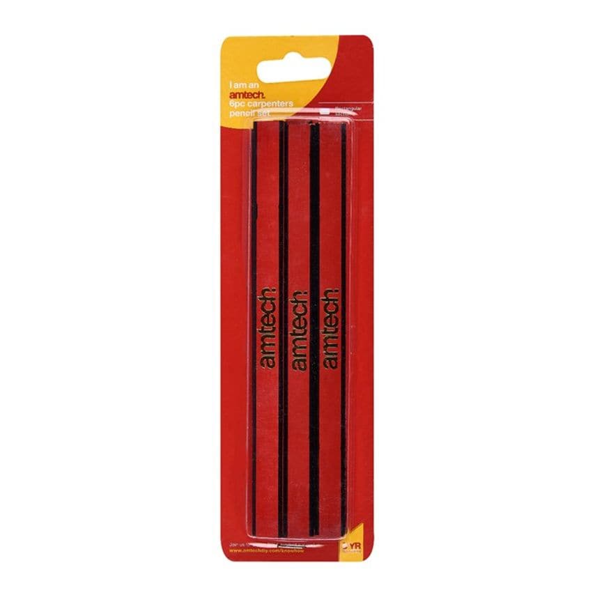 6 Piece Hardwood Carpenter's Pencil Set