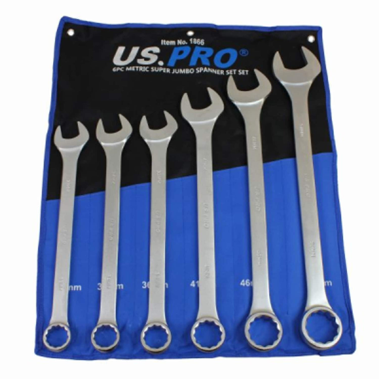6 Piece Metric Super Jumbo Spanner Set