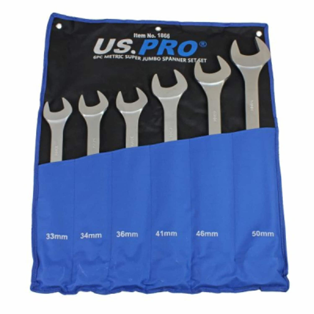 6 Piece Metric Super Jumbo Spanner Set