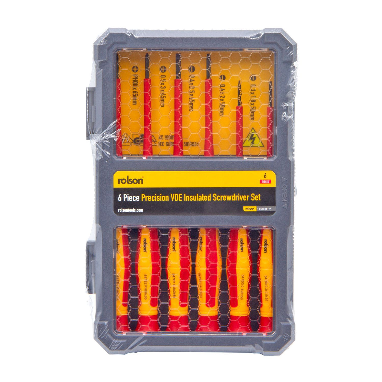 6 Piece Precision VDE Screwdriver Set