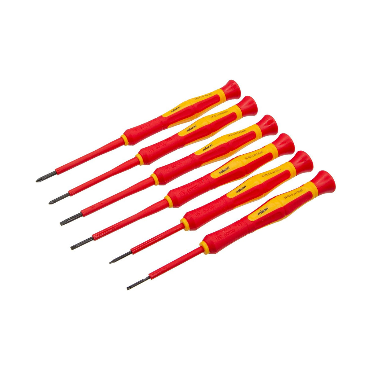 6 Piece Precision VDE Screwdriver Set