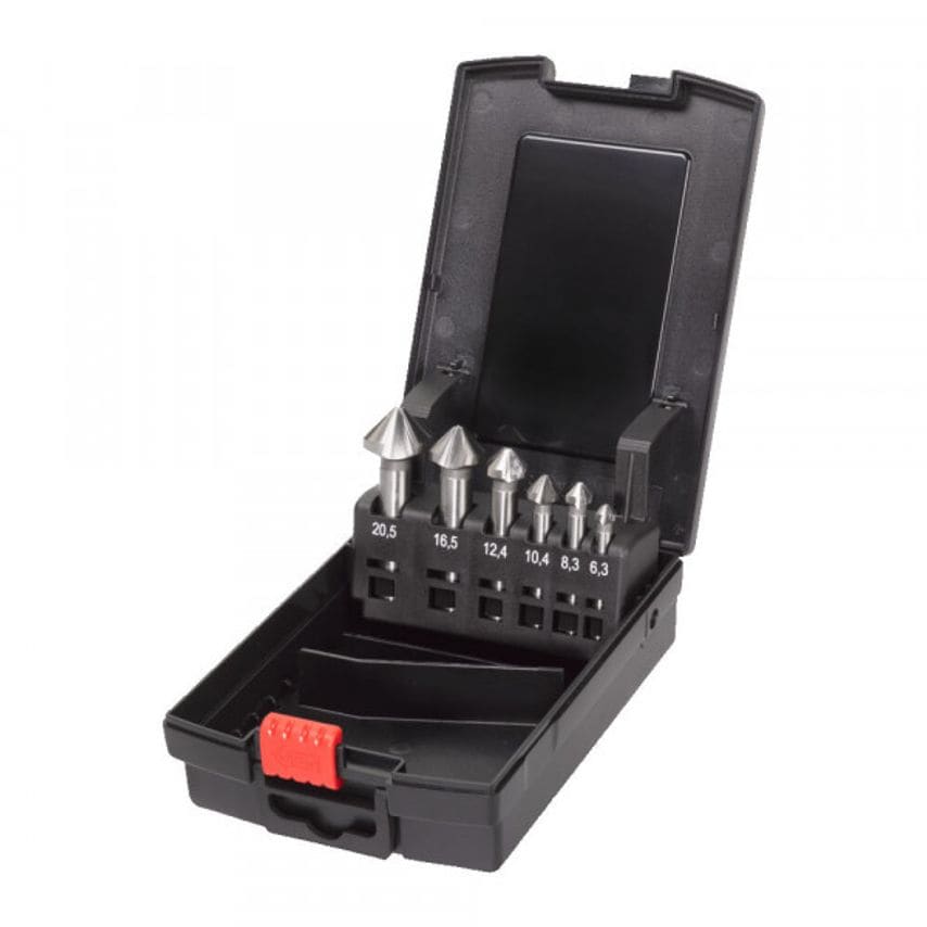 6 Pieces Countersink Set HSS 4932493575