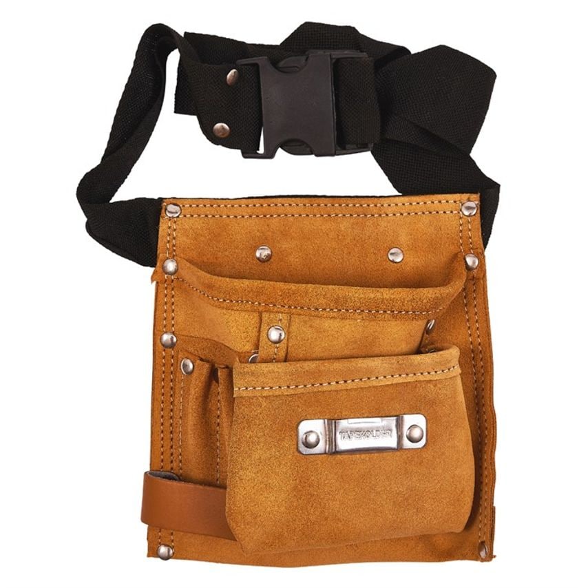 6 Pocket Leather Tool Belt