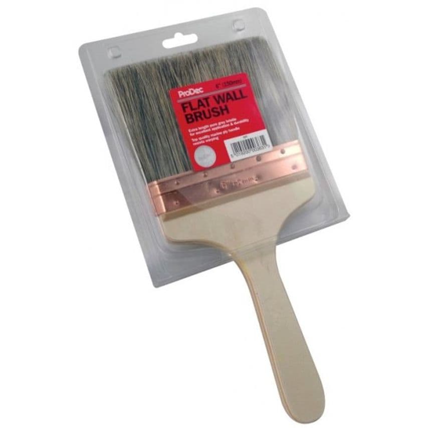 6" Prodec Pure Grey Bristle Wall Brush