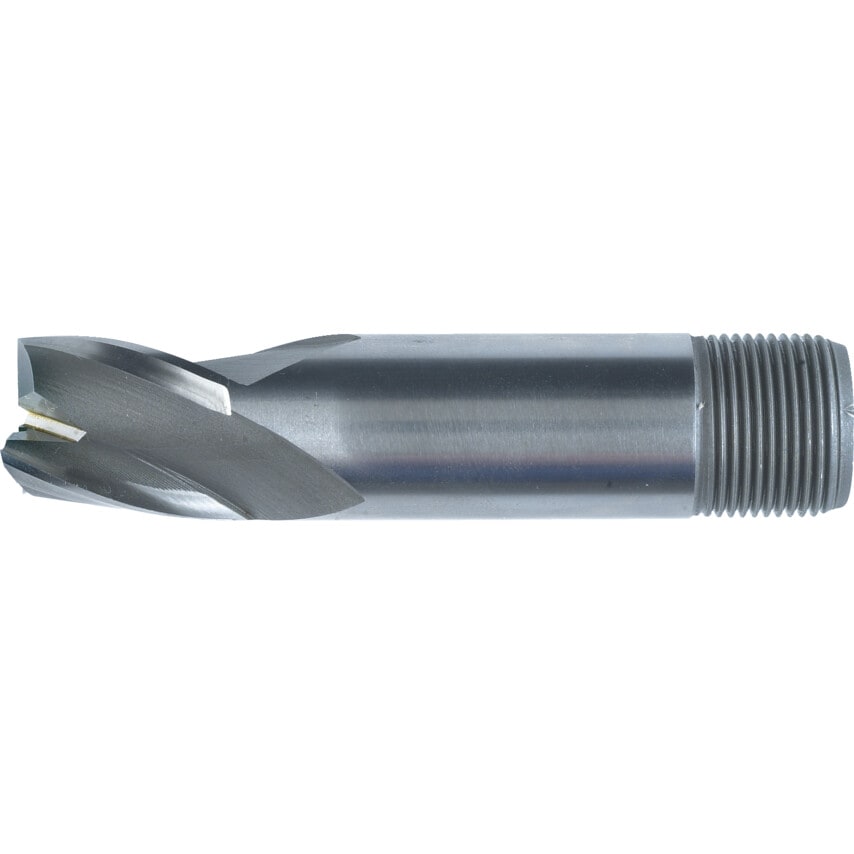 7.00MM HSS-Co 8% 3 Flute Threaded Shank Slot Drills - Uncoated