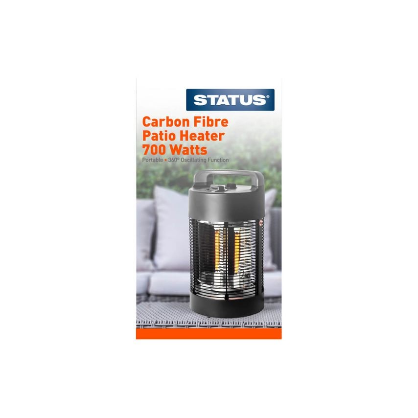 700W Carbon Fibre Element Patio Heater