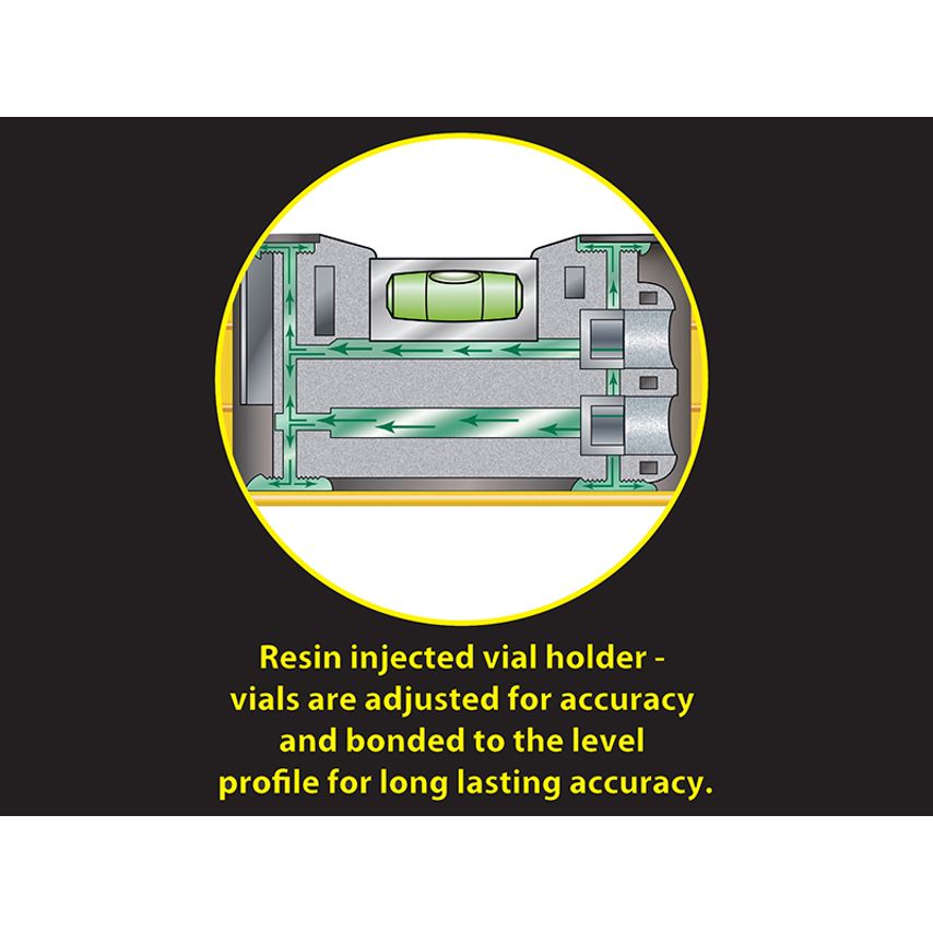 70-120 Single Plumb Spirit Level 2 Vial 120cm STB70120