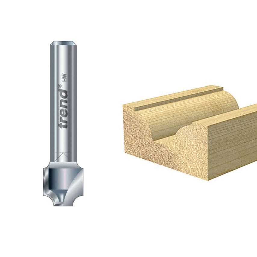 7/01 x 1/4 TCT Ovolo & Round Over 2.5mm Radius TRE70114TC