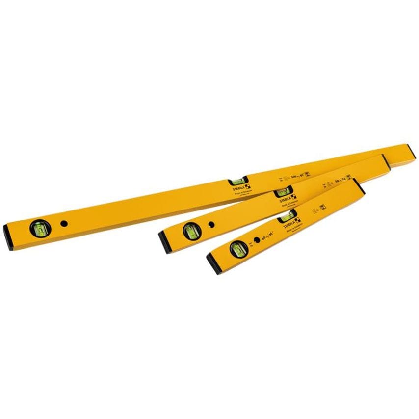 70 Single Plumb Box Section Spirit Level Set, 3 Piece STB70SET3