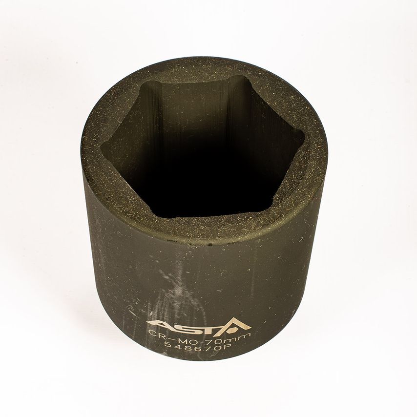 70mm 1" Drive Long/Deep Impact Socket 6 Point (6PT) Heavy Duty 125mm Long