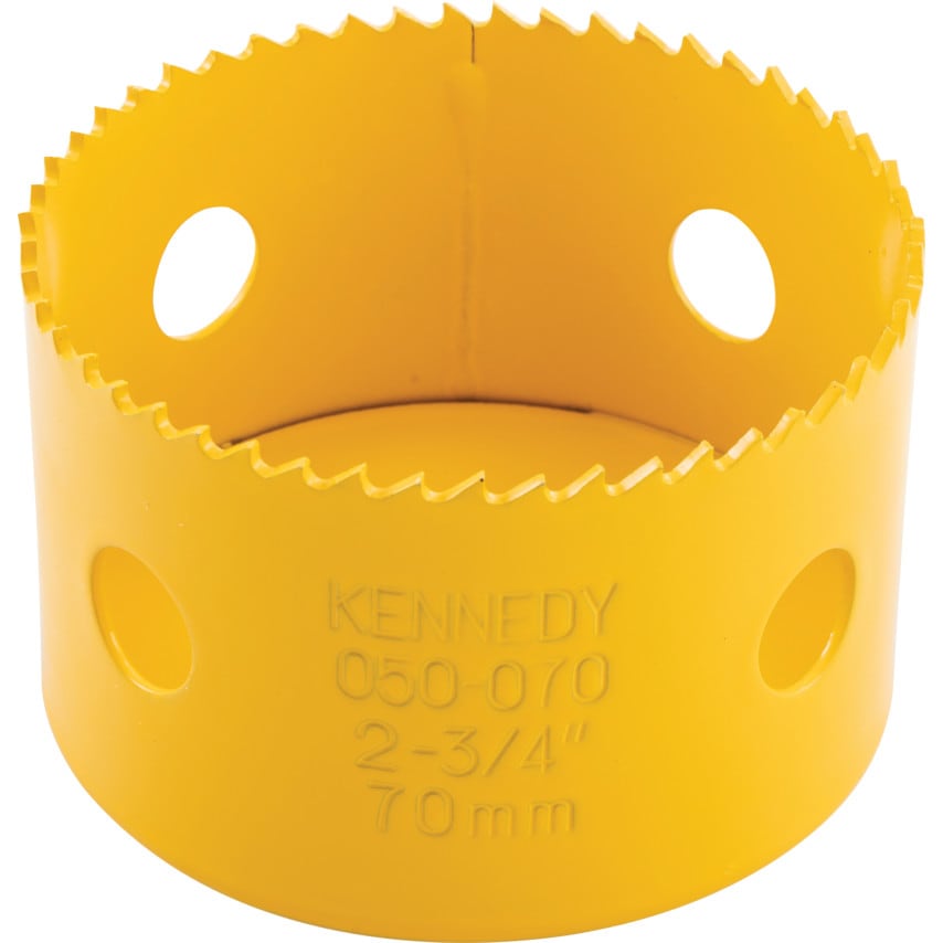70mm Diameter (2.3/4") Bi-Metal Holesaw