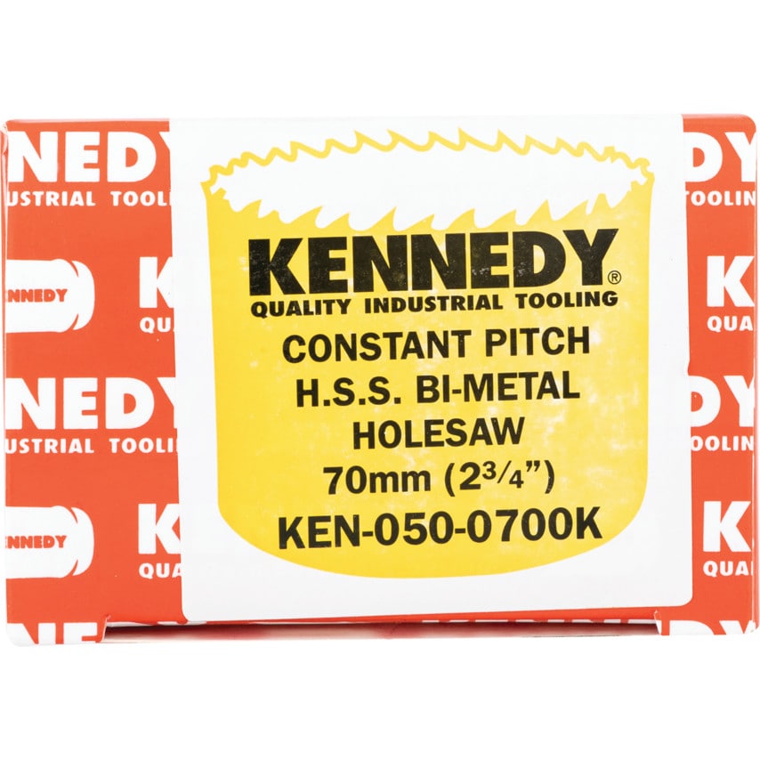 70mm Diameter (2.3/4") Bi-Metal Holesaw