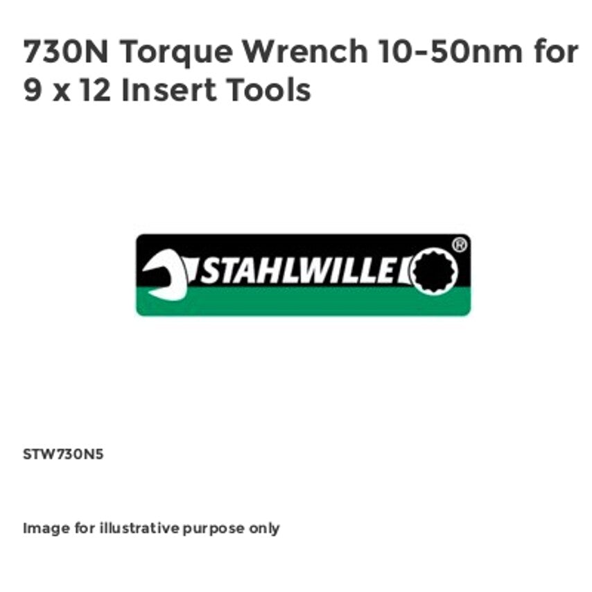 730N Torque Wrench 10-50nm for 9 x 12 Insert Tools STW730N5