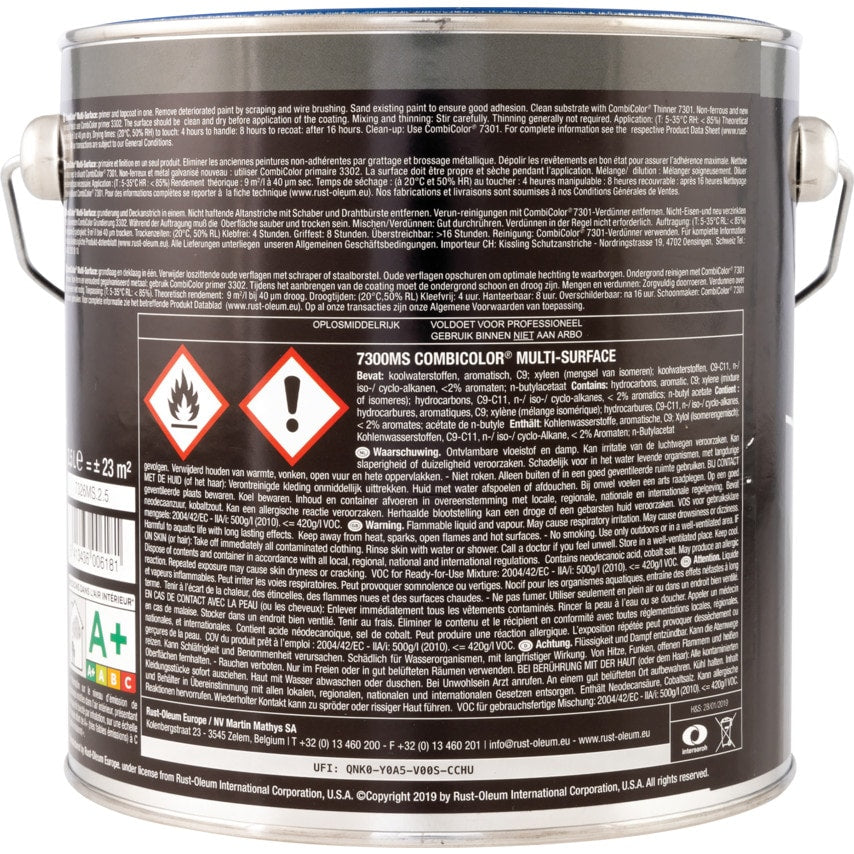 7326MS Blue CombiColor Multi-surface Gloss 2.5LTR