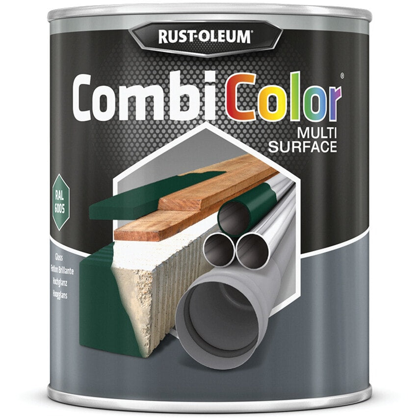 7337MS CombiColor Gloss Green Multi-surface Paint - 750ML