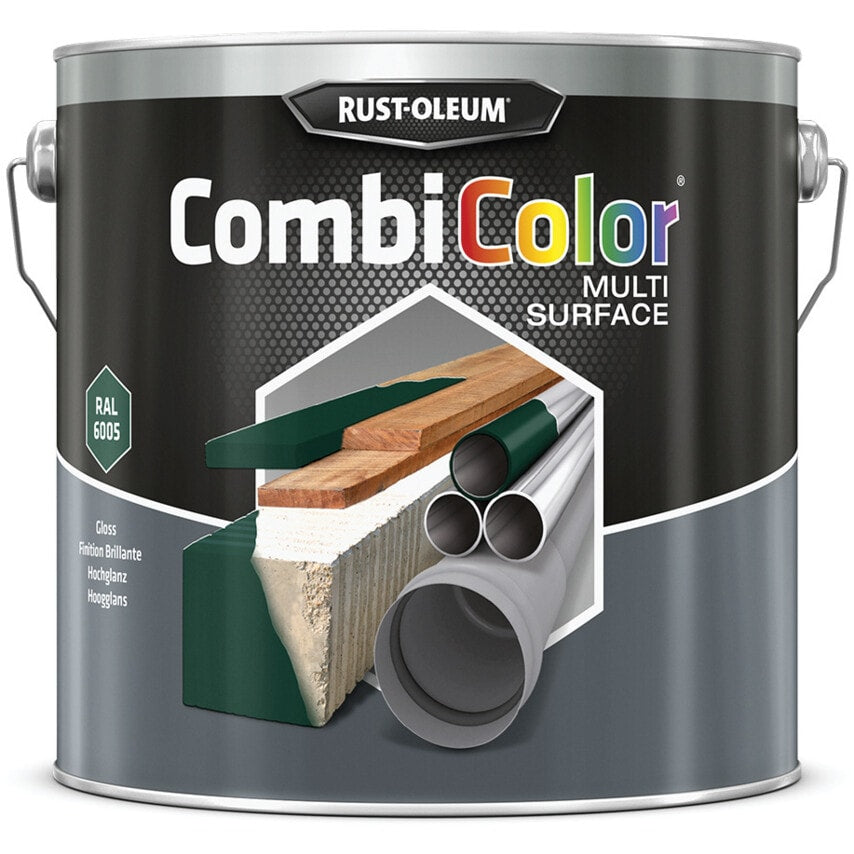 7337MS Combicolor Gloss Green Multi-surface Paint - 2.5LTR