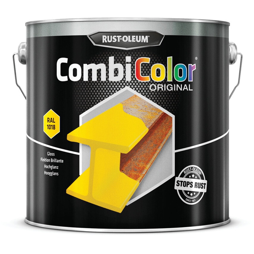 7343 Combicolor Light Yellow Metal Paint - 2.5LTR