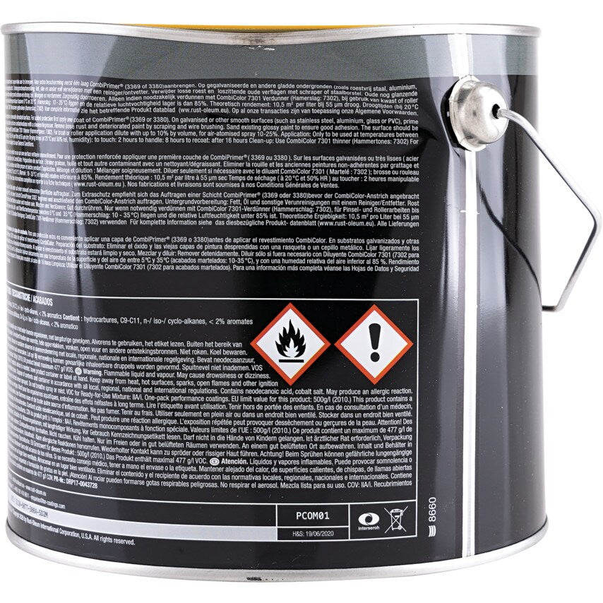 7348 Combicolor Safety Yellow Metal Paint - 2.5LTR