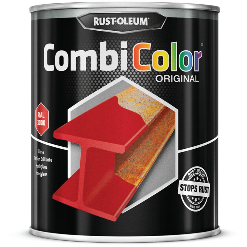 7365 Combicolor Bright Red Metal Paint - 750ML