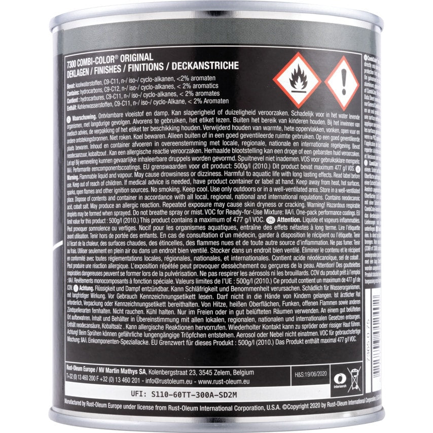 7365 Combicolor Bright Red Metal Paint - 750ML