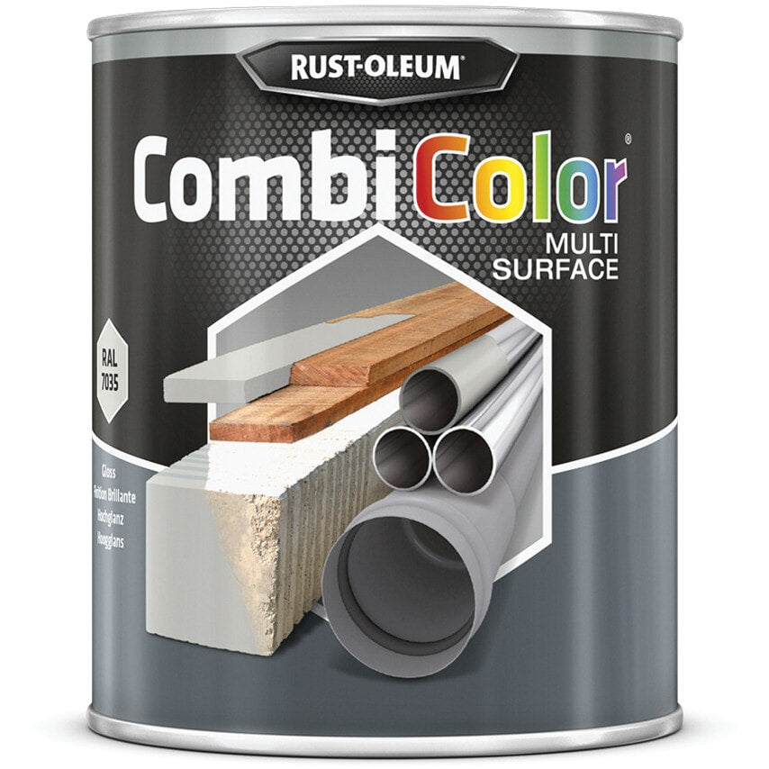 7381MS CombiColor Gloss Light Grey Multi-surface Paint - 750ML