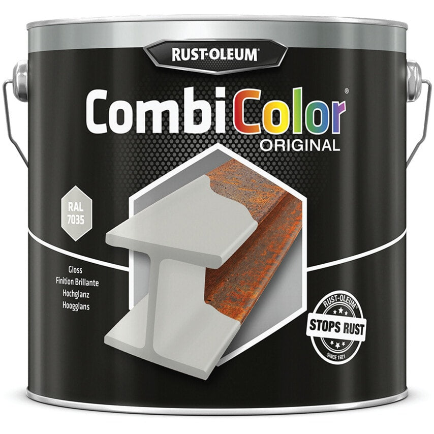 7381 Combicolor Light Grey Metal Paint - 2.5LTR
