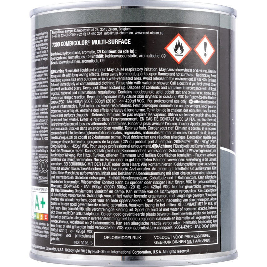 7493MS CombiColor Satin Cream Multi-surface Paint - 750ML