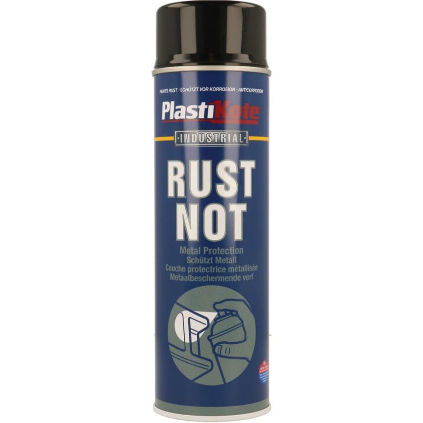 783 Rust Not Metal Protection Gloss Black Aerosol Paint - 500ML