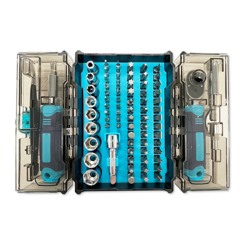 78 Piece Mini Socket and Insert Bit Set