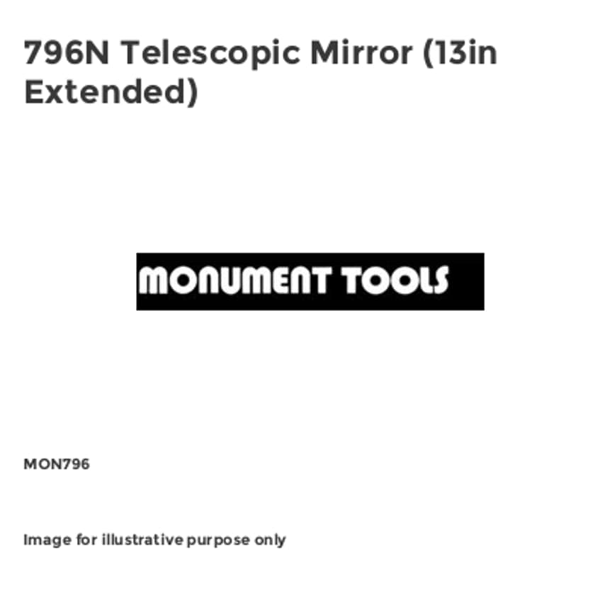 796N Telescopic Mirror (13in Extended) MON796