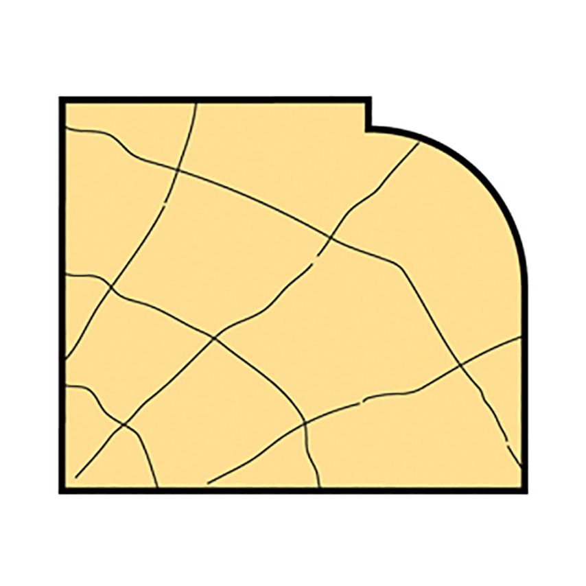 7E/2 x 1/4 TCT Pin Guided Round Over 6.3mm Radius TRE7E214TC