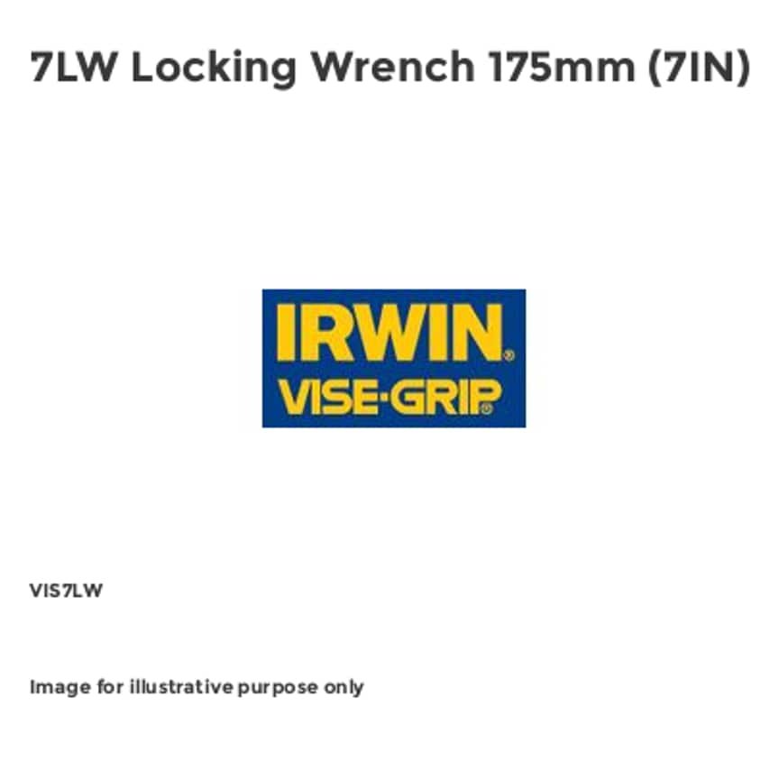 7LW Locking Wrench 175mm (7IN) VIS7LW