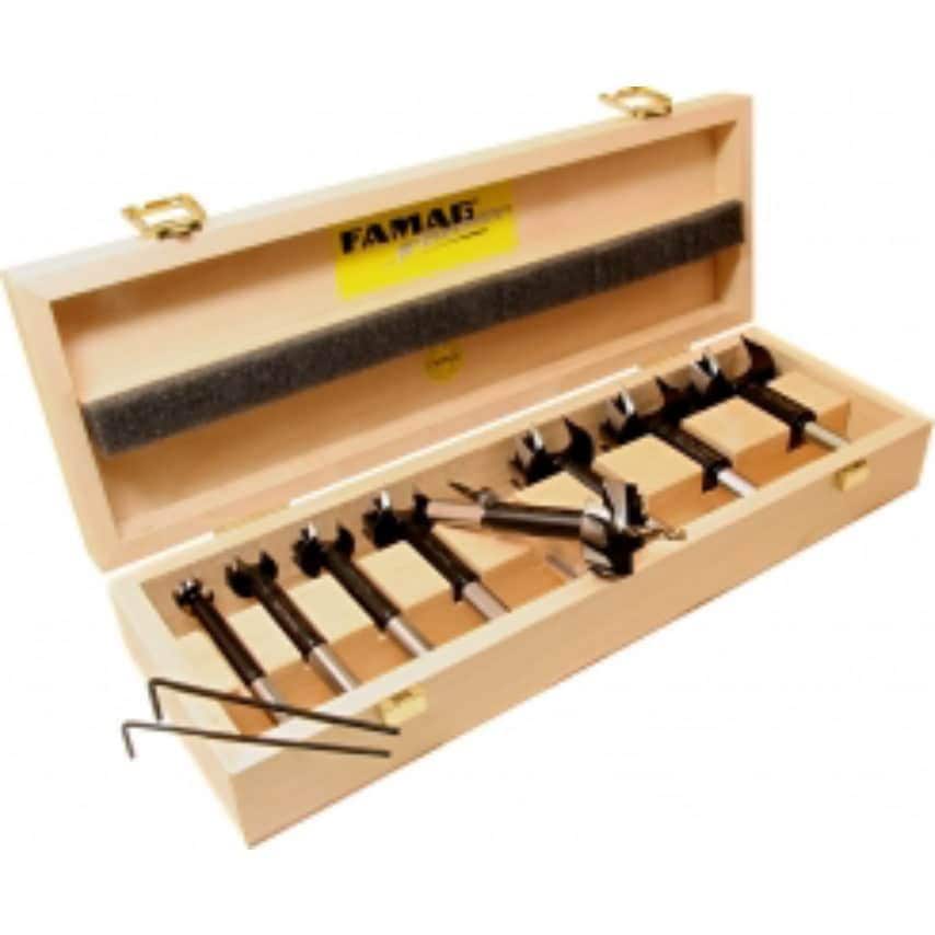 7PCS Bormax 2.0 Prima Pilot Guided 15, 20, 25, 30, 35, 40, 50 mm, in Wooden Box, 1624570