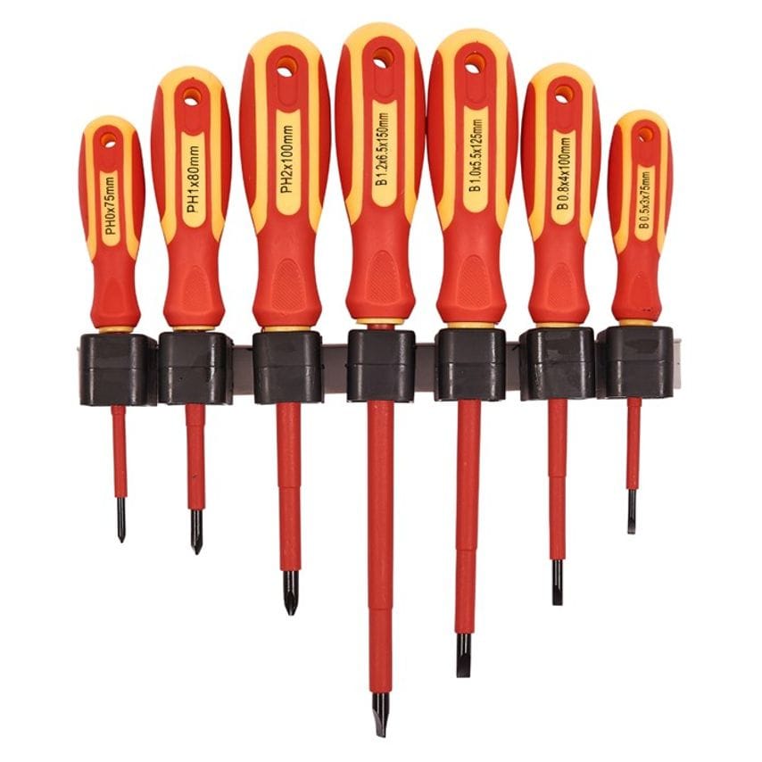 7 Piece VDE Electrical Screwdriver Set